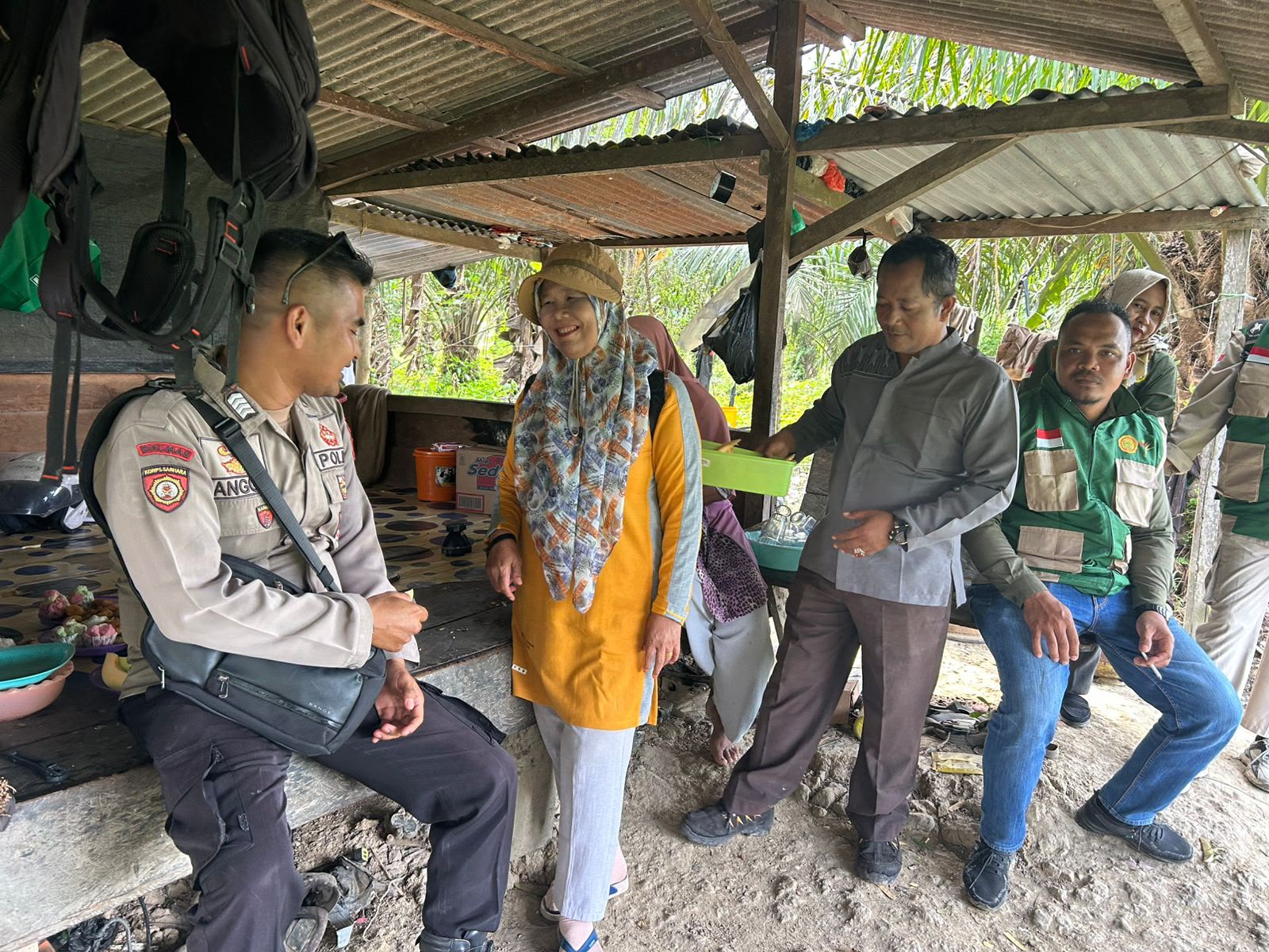 Bhabinkamtibmas Polsek Rupat Gelar DDS, Ajak Warga Sukseskan Ketahanan Pangan Nasional