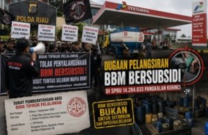 Bidik Tipikor Pelalawan Desak Polda Riau Usut Dugaan Penyalahgunaan BBM Bersubsidi di SPBU  14.284.633 Pangkalan Kerinci
