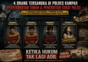 Pelayanan Masyarakat Berujung Penahanan, Perangkat Desa Di Ditangkap Polres Kampar, Satu Orang Masih Bebas