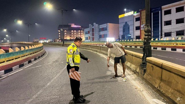 Kecelakaan Tunggal di Flyover Imam Munandar Pekanbaru, Pemuda 18 Tahun Meninggal